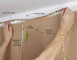 How To Install Elegant Cove Lighting Cove Lighting Cove Lighting Ceiling Installing Led Strip Lights
