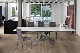 The slim marble effect ceramic top is supported by a durable fibre glass tulip style base. Artistico Marble Extendable Dining Table Dining Tables Iq Furniture