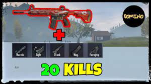 Best Attachments For M416 In Tdm Pubg Mobile Domino Dominogameplay Dominopubg Youtube