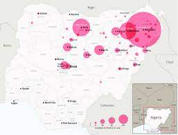 It shows nigeria, broken down by different states, and the number of people killed or injured by boko haram in each. Map Of Nigeria Indicating The Concentration Of Boko Haram Attacks John Download Scientific Diagram