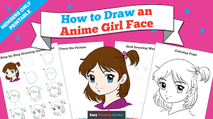 See more ideas about cute drawings, drawings, kawaii drawings. How To Draw An Anime Girl Face Really Easy Drawing Tutorial