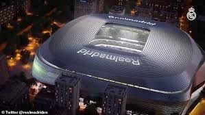 The real madrid stadium was inaugurated on december 14 1947. Real Madrid Unveil New Bernabeu Stadium Updates Including Work On The Four Floor Car Park Daily Mail Online