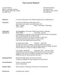 college student resume example sample