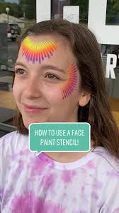 How to Use a Face Paint Stencil: Easy Tutorial