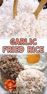 Sinangag Recipe Garlic Fried Rice Filipino Leftover Rice Breakfast Sinangag Recipe Recipes Leftovers Recipes
