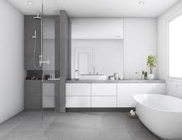 Salle de bain blanche et grise. Salle De Bain Blanche 25 Modeles Pour Inspirer Votre Deco