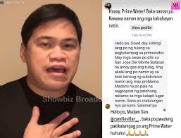 Ogie Diaz, may panawagan sa Prime Water! Talent manager na si Ogie Diaz  nagbahagi ng panawagan sa 'Prime Water' matapos humingi ng tulong sa kaniya  ang isang follower kaugnay sa problema sa