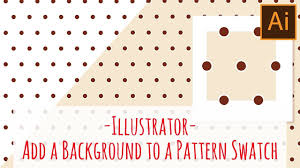 They can be applied to fills, strokes, and even resized, rotated, or repositioned within an object. Illustrator Add A Background To A Pattern Swatch Illustration Swatch Pattern