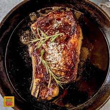 Add butter, garlic, thyme and rosemary to opposite side of the skillet, tilting the skillet towards the butter and cooking until this was amazing! Perfect Reverse Sear Ribeye Steak Sunday Supper Movement