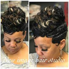 Finger Wave Quick Weave Hair Waves Short Quick Weave Hairstyle