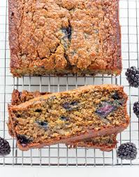 Healthy Blackberry Banana Bread Baker By Nature Recipe Baking Bread Recipes Banana Bread Recipes