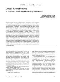 How long does viagra last for? Pdf Local Anesthetics Is There An Advantage To Mixing Solutions