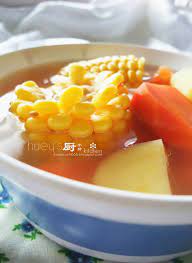简单 生活 玉米番茄鸡汤 curry soup love food bon appetit
