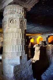 Pillar in Unfinished Cave | 075 Cave ...