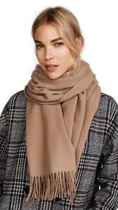 Narrow wool scarf camel brown. Acne Studios Wool Canada Narrow Scarf In Camel Brown Brown Lyst