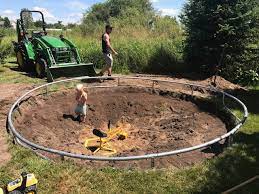 Whether you are choosing to do a partial or complete install, you will need. In Ground Trampoline How We Did It In 6 Easy Steps