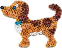 Bügelperlen vorlagen weihnachten zum ausdrucken kostenlos. Hama Midi 250 326 0028178003265 Stiftplatte Klein Hund Weiss Hama Bugelperlen Ab 5 Jahren