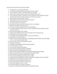 Final exam preparation there are many benefits to preparing for and taking a final exam. Physical And Chemical Science Final Exam Study Guide The