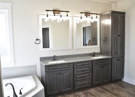 With a double vanity, you can have your own space for your daily beauty and health routine. Vanities Linen Cabinets Wardcraft Homes Wardcraft Homes