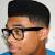 Black Fade Slope Haircut