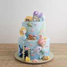 Cottontail Cake Studio On Instagram We Were Looking Through Our Old Photos And Came Across This Cake I Designed This Cake For Cake Mermaid Cakes Anime Cake