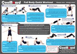 Free Workout Wall Chart For Coolboard Balance Board Coolboard