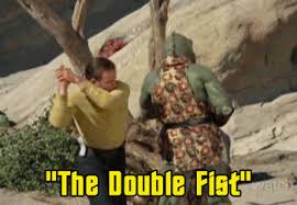 Image result for captain kirk throws finger