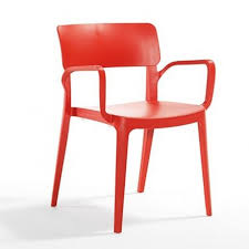 Parca Sirtli Kirmizi Kollu Plastik Sandalye 2020 Sandalye Kirmizi Alanlar