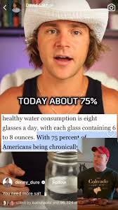 Just drinking water isn't hydrating you enough!! Source: @denny_dure