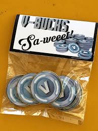 Add items to the collection book. Fortnite Birthdayv Bucksassembled Chocolate Coin V Bucks Birthday Party Themes Birthday Party Planning 10th Birthday Parties