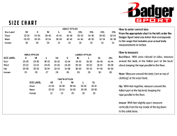 Product Information Badger Sport Athletic Apparel