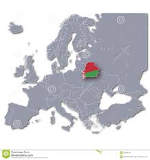 Na zachodzie graniczy z polską, na północy z litwą oraz łotwą, z rosją na wschodzie, natomiast od południa z ukrainą. Mapa Europa Z Bialorus Ilustracji Ilustracja Zlozonej Z Karty 92198772