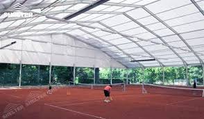 Our goal is to keep kids active and encourage tennis as a lifetime sport of fun and great exercise. Shelter Tennis Court Cover Sports Structures Indoor Tennis Court Badminton Field Canopy 3 Tennis Court Backyard Sports Tent Indoor Tennis