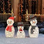 Amazon.com: Dazzle Bright Snowman Christmas Decorations, 3 ...
