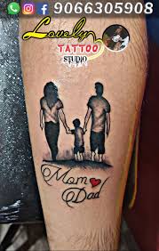 Love Of Mom Dad Tattoo Appa Amma Tattoo Maa Paa Tattoo With Lovely Family Tattoo Mom Son Dad Mom Dad Tattoos Dad Tattoos Family Tattoos