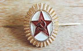 Cockade Soviet Russian Army Officers Hat Pin Red Star Badge Cap Kokarda Ussr New Star Badge Red Star Hat Pins