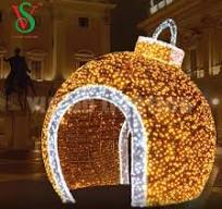 3D LED Christmas Light Outdoor LED Ball Motif Light for ...