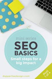 Seo Basics Mini Series 1 Of 4 Seo Basics Branding Website Design Website Branding