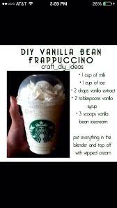 Combine vanilla bean ice cream, milk, and ice in a blender. Diy Starbucks Vanilla Bean Frap Ketofrappucinostarbucks Diy Starbucks Vanilla Bean Frap I Need To Starbucks Recipes Starbucks Drinks Recipes Starbucks Drinks