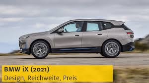 Die leistungselektronik, ladeeinheit sowie hochvoltbatterie folgen einer völlig neuen konzeption. Bmw Ix 2021 Design Reichweite Preis Adac Youtube