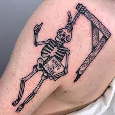 It can be seen on various parts of the body, and worn by both 8. Traditional Skeleton Girl Tattoo Novocom Top