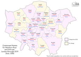 These 32 baby names for both boys and girls are about to take 2019 by storm. What S The Commonest Baby Name In Your London Borough Londonist