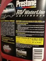 I noticed at west marine this weekend that the rv/marine antifreeze is also usable in the engines. Warning Toxic Antifreeze Heartland Owners Forum