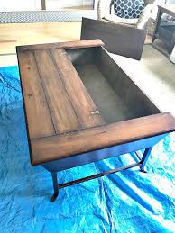 Apply paint finish starting with the legs and then the surface of your metal coffee table. How To Paint A Large Coffee Table