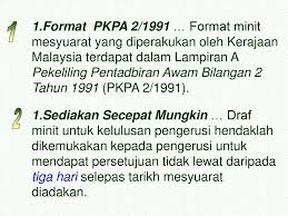 Pkpa bil 2 tahun 1991. Memantapkan Kualiti Intro Pengurusan Mesyuarat Rasmi Ppt Download