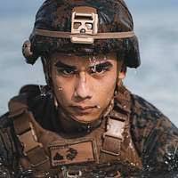 U.S. Marine Corps Sgt. Maj. Christopher Pruitt, outgoing