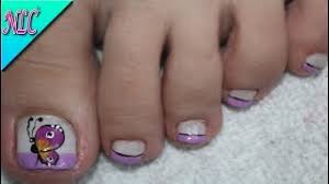 Manicura de uñas uñas de los pies bonitas disenos de unas. Decoraciones De Unas De Mariposas Para Pies Unas Decoradas
