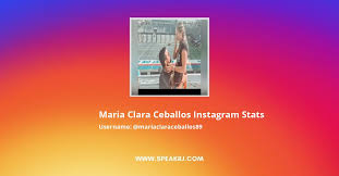 Veja o que maria clara (mklarinhasilva) descobriu no pinterest, a maior coleção de ideias do mundo. Maria Clara Ceballos Instagram Followers Statistics Analytics Speakrj Stats