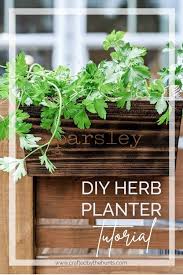 Repurposed diy herb garden ideas. Diy Herb Planter Box Crafted By The Hunts
