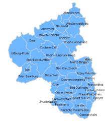 It covers 19,846 km2 (7,663 sq mi) and has about. Rheinland Pfalz Landkreise